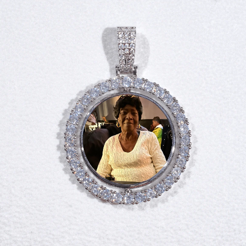 3D Spinning 2-Faced Custom Picture Pendant
