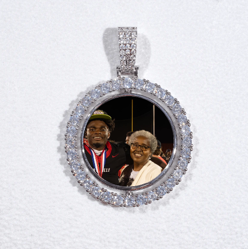 3D Spinning 2-Faced Custom Picture Pendant