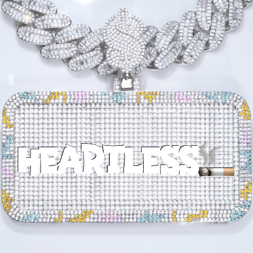 CUSTOM LETTER NECKLACE 3D COLORFUL SQUARE