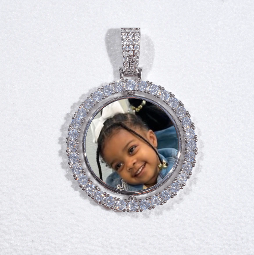 3D Spinning 2-Faced Custom Picture Pendant