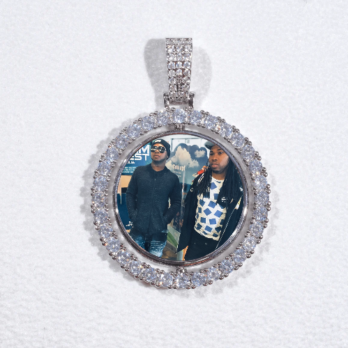3D Spinning 2-Faced Custom Picture Pendant