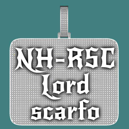 CUSTOM LETTER NECKLACE 3D BIG SQUARE