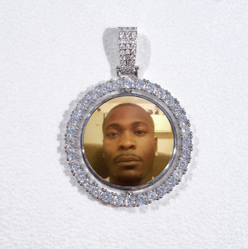 3D Spinning 2-Faced Custom Picture Pendant