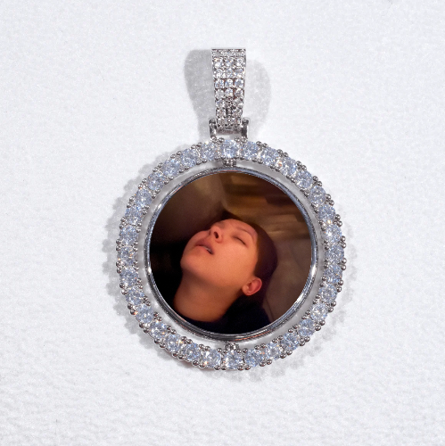 3D Spinning 2-Faced Custom Picture Pendant