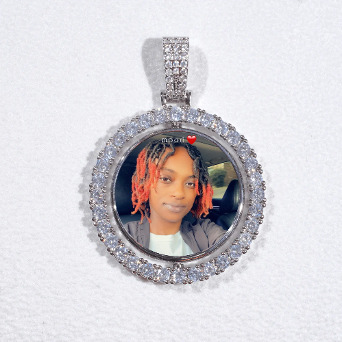 3D Spinning 2-Faced Custom Picture Pendant