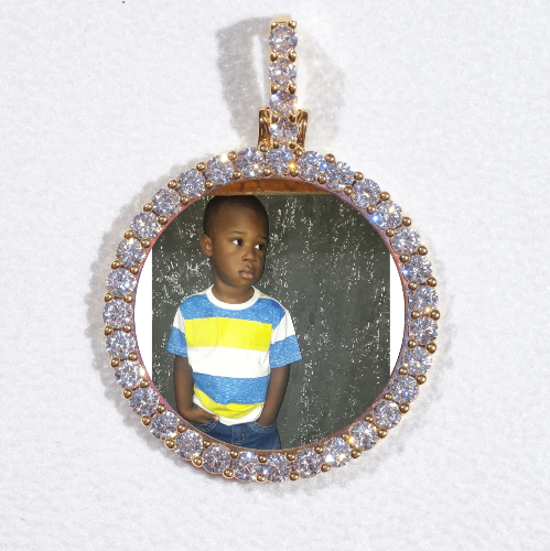 3D CIRCLE CUSTOM PICTURE PENDANT SMALL SIZE