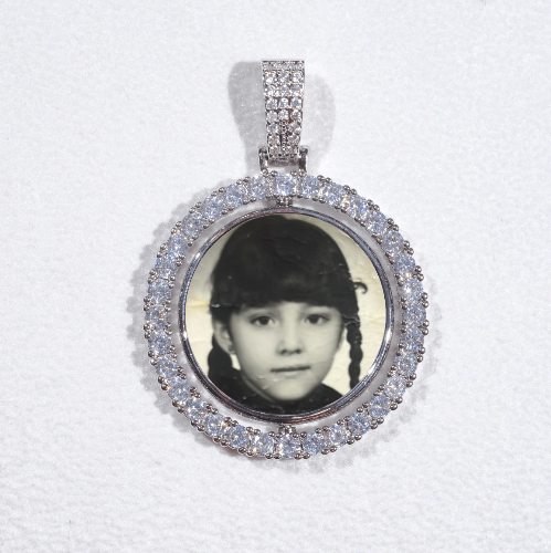 3D Spinning 2-Faced Custom Picture Pendant