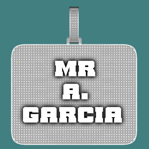 CUSTOM LETTER NECKLACE 3D BIG SQUARE
