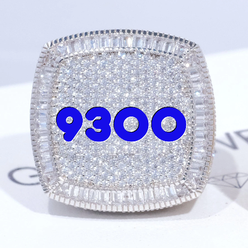 CUSTOM LETTER 3D ICED RING