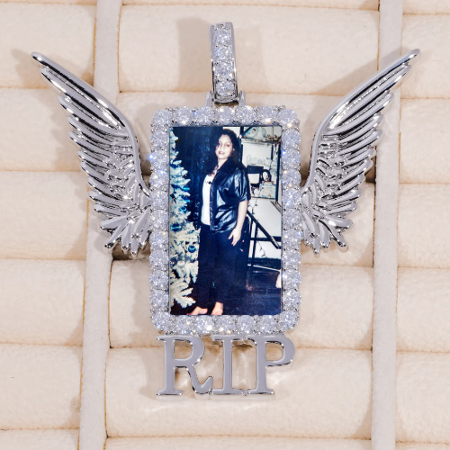 RIP WING 3D CUSTOM PICTURE PENDANT