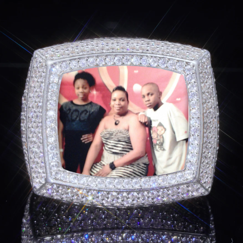 3D CUSTOM PICTURE ICED RING