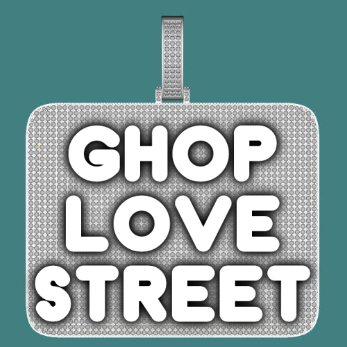 CUSTOM LETTER NECKLACE 3D BIG SQUARE