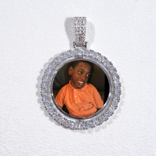 3D Spinning 2-Faced Custom Picture Pendant