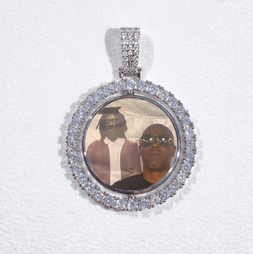 3D Spinning 2-Faced Custom Picture Pendant