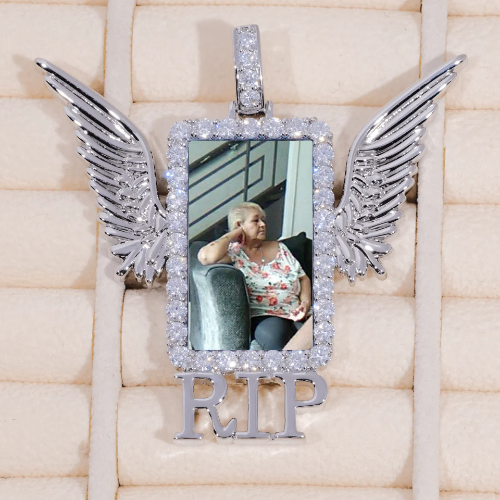 RIP WING 3D CUSTOM PICTURE PENDANT