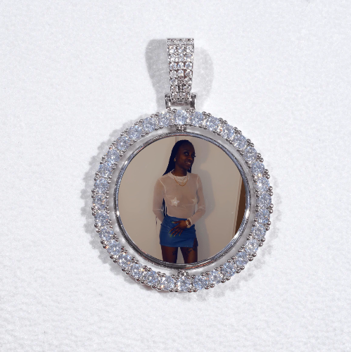 3D Spinning 2-Faced Custom Picture Pendant