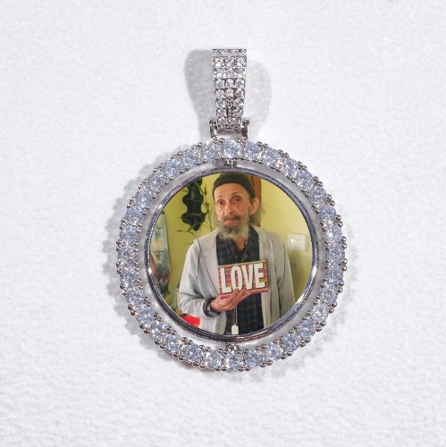 3D Spinning 2-Faced Custom Picture Pendant