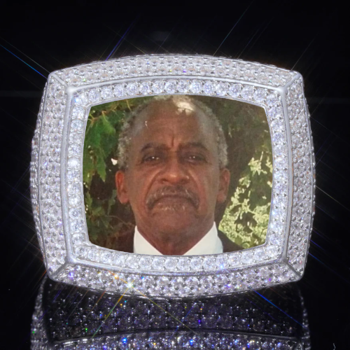 3D CUSTOM PICTURE ICED RING