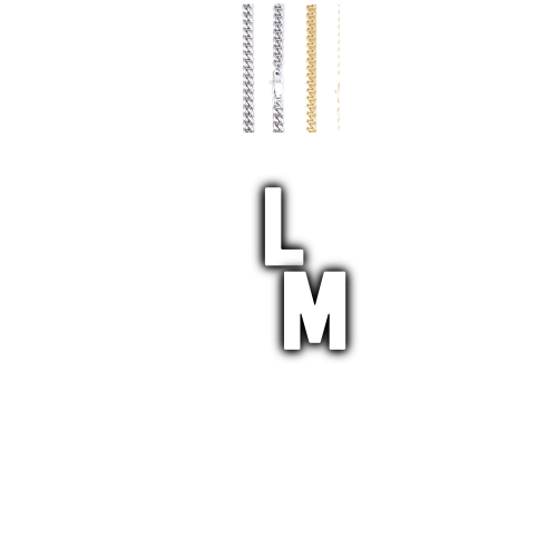 Custom Letters Baguette Two Layer Necklace