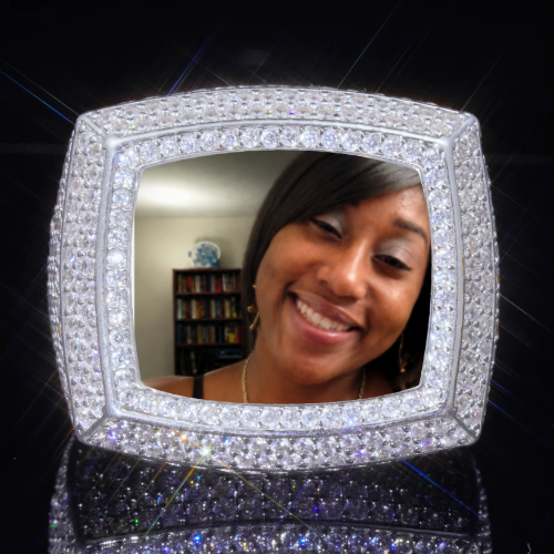 3D CUSTOM PICTURE ICED RING