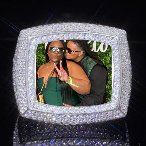 3D CUSTOM PICTURE ICED RING