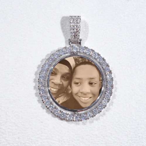 3D Spinning 2-Faced Custom Picture Pendant