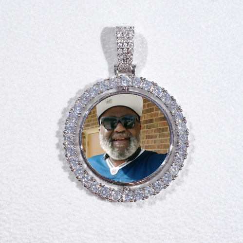 3D Spinning 2-Faced Custom Picture Pendant