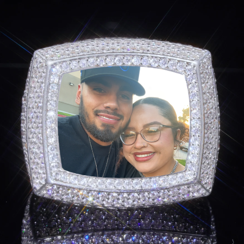 3D CUSTOM PICTURE ICED RING