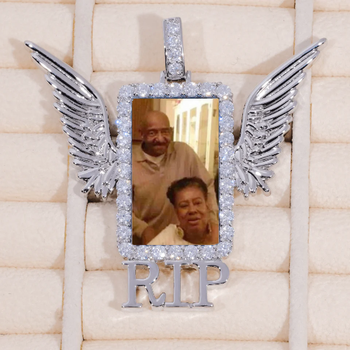 RIP WING 3D CUSTOM PICTURE PENDANT