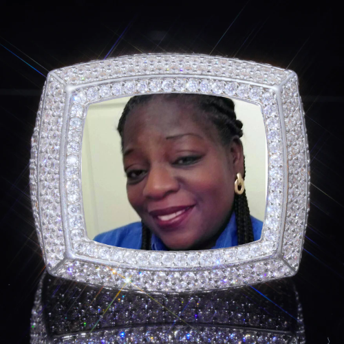 3D CUSTOM PICTURE ICED RING