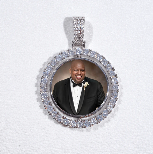 3D Spinning 2-Faced Custom Picture Pendant