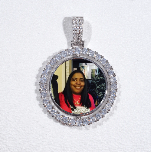 3D Spinning 2-Faced Custom Picture Pendant