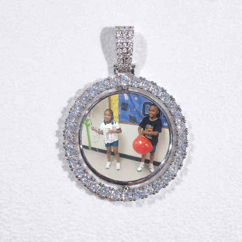 3D Spinning 2-Faced Custom Picture Pendant
