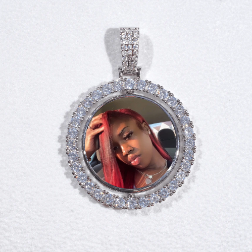 3D Spinning 2-Faced Custom Picture Pendant