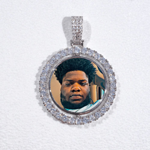3D Spinning 2-Faced Custom Picture Pendant