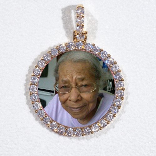 3D CIRCLE CUSTOM PICTURE PENDANT SMALL SIZE