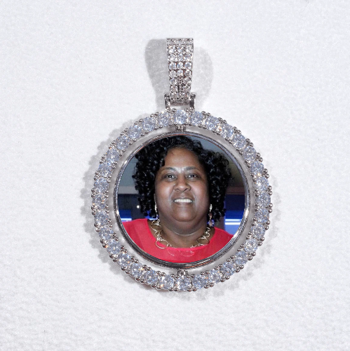 3D Spinning 2-Faced Custom Picture Pendant