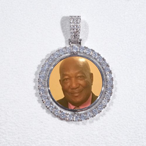 3D Spinning 2-Faced Custom Picture Pendant