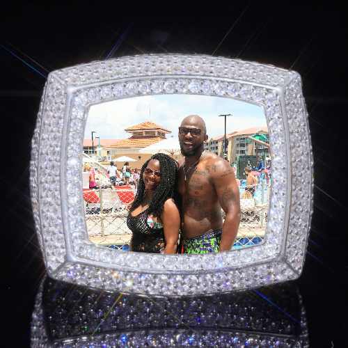 3D CUSTOM PICTURE ICED RING