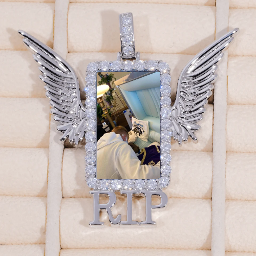 RIP WING 3D CUSTOM PICTURE PENDANT