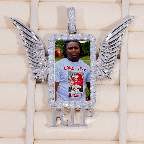 RIP WING 3D CUSTOM PICTURE PENDANT