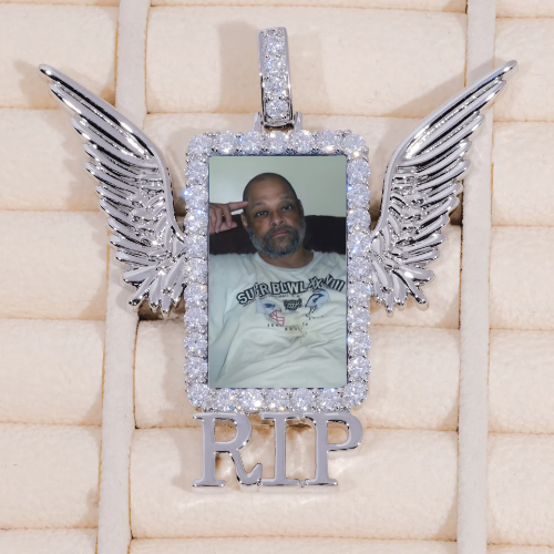 RIP WING 3D CUSTOM PICTURE PENDANT