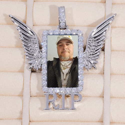 RIP WING 3D CUSTOM PICTURE PENDANT