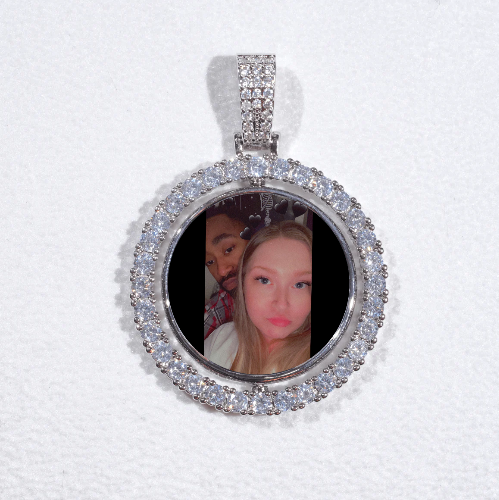 3D Spinning 2-Faced Custom Picture Pendant