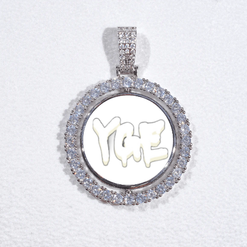 3D Spinning 2-Faced Custom Picture Pendant