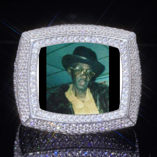 3D CUSTOM PICTURE ICED RING
