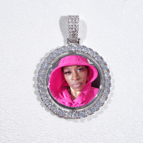 3D Spinning 2-Faced Custom Picture Pendant