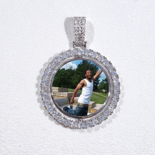 3D Spinning 2-Faced Custom Picture Pendant