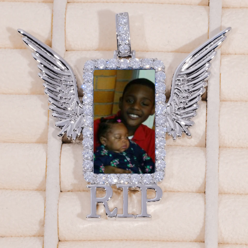RIP WING 3D CUSTOM PICTURE PENDANT