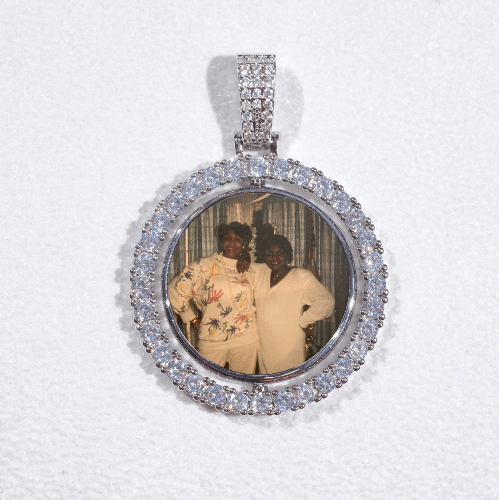 3D Spinning 2-Faced Custom Picture Pendant